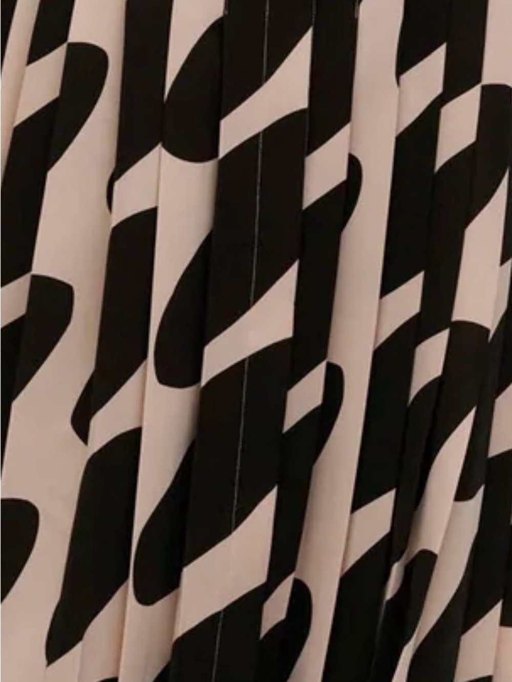 Marimekko Beige and Black Abstract Midi Shirt Dress - Picture 5 of 7